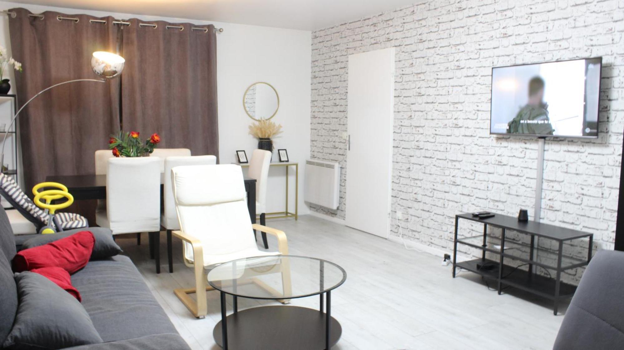 Appartement - Proche Rer - 2 Chambres & 4 Lits Double - Paris Orly Courcouronnes Kültér fotó